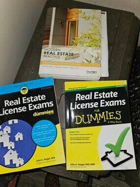 Set of Three Real Estate Licensing Study Guides/Practice Tests